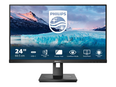 Philips : 243S1 23.8IN LED IPS 1920X1080 16:9 4MS 250CD/M 1000:1 HDMI USB