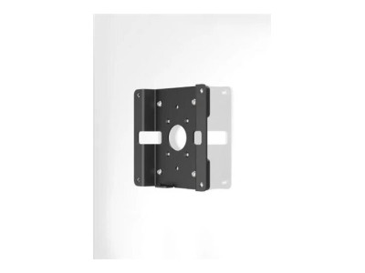 compulocks : GLASS MOUNT BRACKET avec SECURITY SLOT BLACK