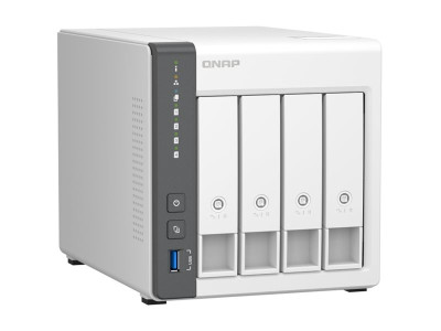 Qnap : TS-433-4G 4BAY 2.0 GHZ QC 4GB ONBOARD 1X 2.5GBE 1X 1GBE