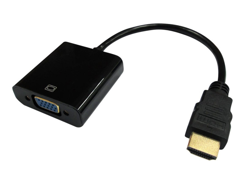Adaptateur HDMI male/vga femelle m.couleur - Périphériques PC