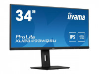 Ecran PC - IIYAMA XUB3493WQSU-B5 - 34 UWQHD - Dalle IPS - 4 ms - 75Hz -  HDMI / DisplayPort / USB - FreeSync 