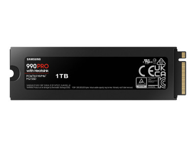 Samsung : 1TB SSD PCIE 4.0 X 4 NVME + HEATSINK M.2 2280