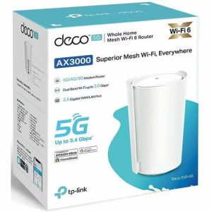 TP-Link : 5G AX3000 WHOLE HOME MESH WI-FI 6 ROUTER BUILD-IN 5G MODEM