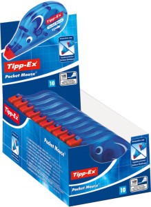 Tipp-Ex Roller correcteur Pocket Mouse, 4,2 mm x 10 m