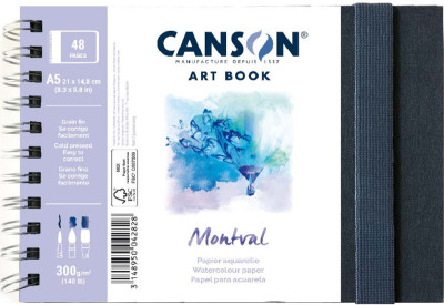 CANSON Carnet de dessin ART BOOK Montval, A5