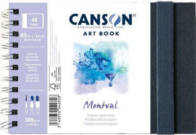 CANSON Carnet de dessin ART BOOK Montval, 200 x 200 mm
