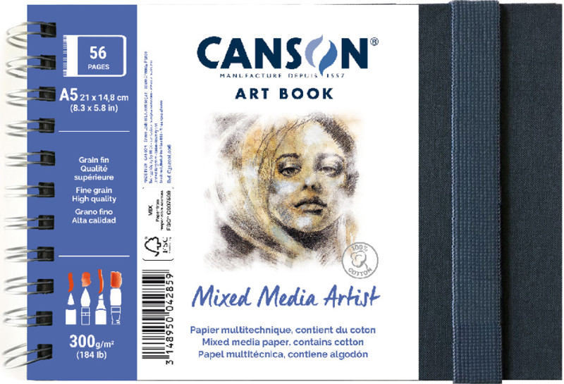 Carnet de dessin Art Book 180° Canson, carnet dessin Beaux-Arts