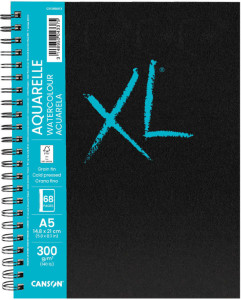 CANSON Carnet de dessin XL BOOK AQUARELLE, A5