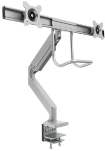 Fellowes Bras deux écrans Eppa Crossbar, argent