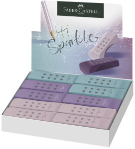 FABER-CASTELL Gomme en plastique RollOn SPARKLE, assorti