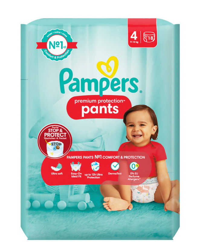 Pampers, New Baby, Langes, New born, Taille 1, 2-5 kg, Jumbo pack, 72 pc