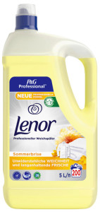 Lenor Professional Adoucissant brise d'été, 5 litres