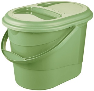 keeeper Seau à déchets bio elsa, 13 litres, eco-grey