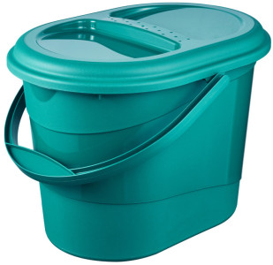 keeeper Seau à déchets bio elsa, 13 litres, eco-grey