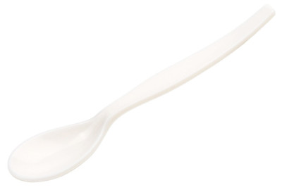 Esmeyer Cuillère à oeuf, plastique, longueur: 125 mm, blanc