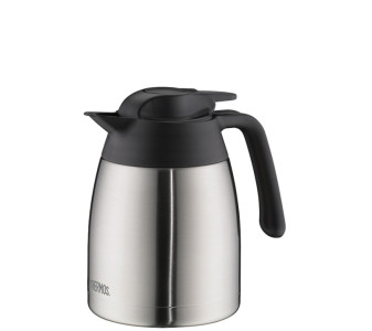 THERMOS Pichet isotherme THV, 2,0 litre, inox / noir