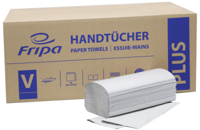 Fripa Essuie-mains PLUS, 250 x 330 mm, pli-C, naturel