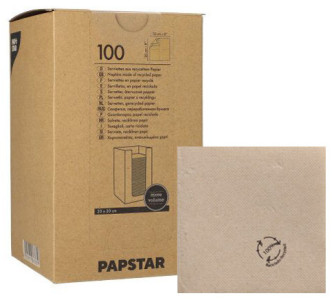 PAPSTAR Serviette cocktail 