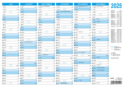 RNK Verlag Tafelkalender 2023, DIN A5 quer, 250 g/qm Karton