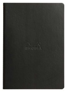 RHODIA Carnet piqûre textile RHODIARAMA, A5, ligné