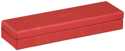 RHODIA Plumier, en simili cuir, lie de vin