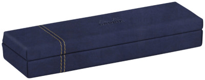 RHODIA Plumier, en simili cuir, lie de vin