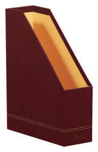 RHODIA Porte-revue, en simili cuir, A4, lie de vin