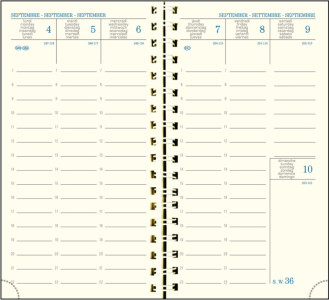 EXACOMPTA Agenda de poche SAD 16W, 2025/2026, 16 mois