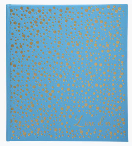 EXACOMPTA Livre d'or Plum, 210 x 190 mm, turquoise / doré