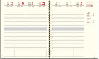 EXACOMPTA Agenda de bureau SAD 22W, 2023/2024, 16 mois