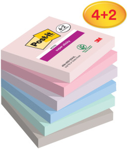 Post-it Bloc-note adhésif Super Sticky Notes, 76 x 76 mm