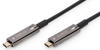 DIGITUS Câble de connexion USB type-C AOC AV, 10 m