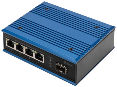 DIGITUS Commutateur industriel Gigabit Ethernet PoE Switch