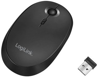 LogiLink Souris optique, sans fil, blanc