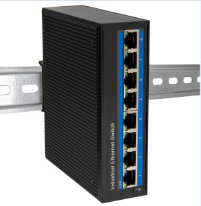 LogiLink Switch industriel Fast Ethernet PoE, 8 ports