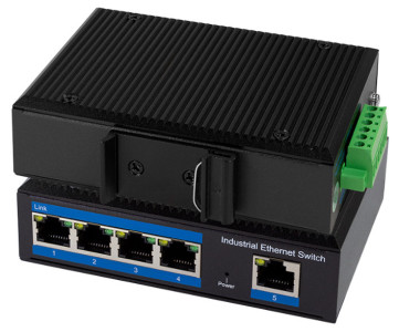 LogiLink Switch industriel Gigabit Ethernet, 5 ports