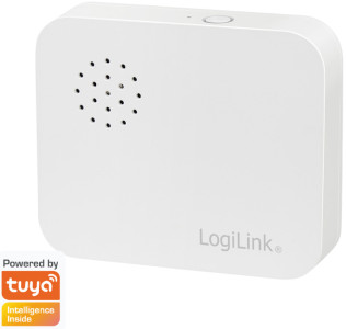 LogiLink Détecteur de vibration intelligent Wi-Fi, blanc