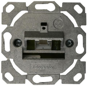 Telegärtner AMJ45 Anschlussdose Kat.6A (tief), ohne ZP, 1