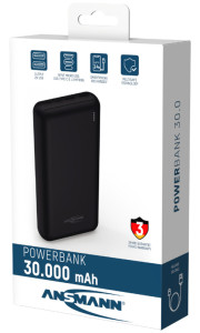 ANSMANN Batterie externe mobile PB212, 10.000 mAh, noir