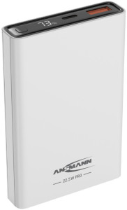 ANSMANN Batterie externe PB222PD, 10.000 mAh, blanc