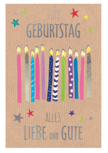 SUSY CARD Mini-Grußkarte 