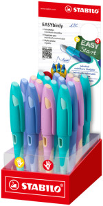 STABILO Stylo plume EASYbirdy pastel, présentoir de 16