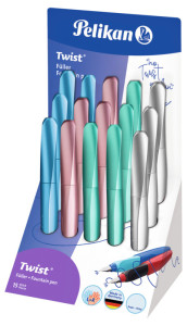 Pelikan Stylo plume Twist Classy Neutrals, présentoir