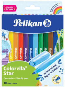 Pelikan Feutre colorella star, étui carton de 24