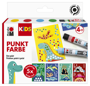 Marabu KiDS Set peinture point à point Dot Pen 