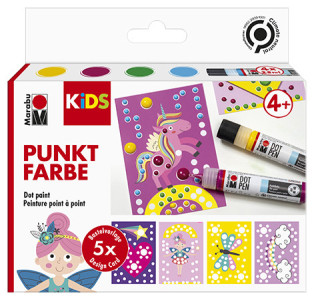 Marabu KiDS Set de peinture point à point Dot Pen 