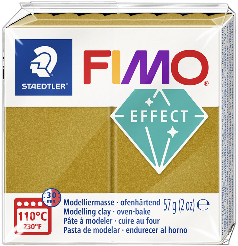 FIMO Pâte à modeler EFFECT, à cuire, 57 g, cuivre métallique