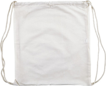 KNORR prandell Sac de sport en coton, 380 x 420 mm, blanc