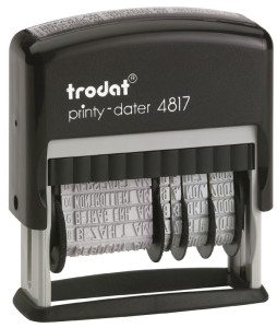 trodat Wortbandstempel Printy Dater 4817, mit Datum, SB-