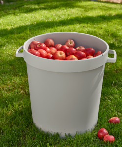 orthex Couvercle pour bac de jardin 45 litres, gris foncé